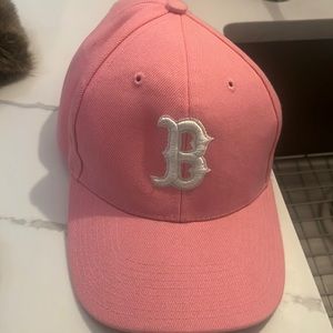 boston red sox hat - pink